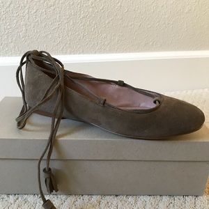 Suede flats/shoes from Madewell
